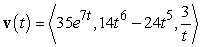 <strong>Find the velocity function for the given position function. </strong> A) B) C) D)