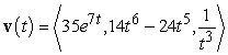 <strong>Find the velocity function for the given position function. </strong> A) B) C) D)