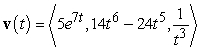 <strong>Find the velocity function for the given position function. </strong> A) B) C) D)