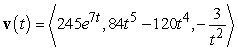 <strong>Find the velocity function for the given position function. </strong> A) B) C) D)