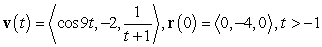 <strong>Find the position function from the given velocity function. </strong> A) B) C) D)