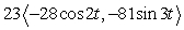 <strong>Find the force acting on an object of mass 23 kg with the given position function (in meters and seconds). </strong> A) B) C) D)