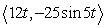 <strong>Find the force acting on an object of mass 12 kg with the given position function (in meters and seconds). </strong> A) B) C) D)
