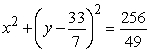 <strong>Find the osculating circle at the given point. </strong> A) B) C) D)