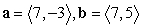<strong>Compute 3a + 5b. </strong> A) B) C) D)