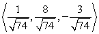 <strong>Find two unit vectors parallel to the given vector. </strong> A) B) C) D)