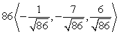 <strong>Write the given vector as the product of its magnitude and a unit vector. (Write the unit vector so that it is in the same direction as the given vector. This means that the signs of the components of the unit vector should be the same as the signs of the corresponding components of the given vector.) </strong> A) B) C) D)