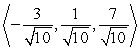 <strong>Find two unit vectors parallel to the given vector. From to </strong> A) B) C) D)