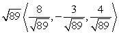 <strong>Write the given vector as the product of its magnitude and a unit vector. (Write the unit vector so that it is in the same direction as the given vector. This means that the signs of the components of the unit vector should be the same as the signs of the corresponding components of the given vector.) From to </strong> A) B) C) D)