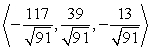 <strong>Find a vector with the given magnitude and in the same direction as the given vector. Magnitude 13, </strong> A) B) C) D)