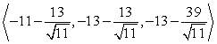 <strong>A small communications satellite is being maneuvered by two on-board thrusters. One thruster generates a force with magnitude 13 newtons in a direction . In response to the applied thrusts, the satellite moves under a total force of (the components are in units of newtons). Find the thrust vector for the second thruster.</strong> A) B) C) D)