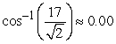 <strong>Compute the angle between the vectors. Round your answer to two decimal places. </strong> A) B) C) D)