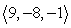 <strong>Find an equation of the given plane. The plane containing the point with normal vector </strong> A) -5x - 3y + 9z = -30 B) 9x - 8y - z = 0 C) 9x - 8y - z = -30 D) 9x - 8y - z = 1