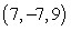 Find the distance between the given objects. The point and the plane -7x - 6y + 5z = 7