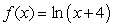 <strong>Determine the intervals where f is continuous. </strong> A) B) C) D)
