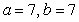 <strong>Determine the values of a and b that make f(x) continuous. Use .</strong> A) B) C) D) No values of a and b will make f(x) continuous.