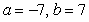 <strong>Determine the values of a and b that make f(x) continuous. Use .</strong> A) B) C) D) No values of a and b will make f(x) continuous.