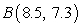 <strong>Find the slope m of the line through the given points. and </strong> A) B) C) D)