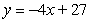 <strong>Find an equation of the line with slope passing through point .</strong> A) B) C) D)