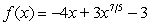 <strong>Identify the given function as polynomial, rational, both or neither. </strong> A) polynomial, but not rational B) rational, but not polynomial C) both polynomial and rational D) neither polynomial nor rational