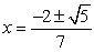 <strong>Use the quadratic formula to find all the zeros. </strong> A) B) C) D)