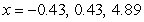 <strong>Use a graphing utility to estimate all zeros. Round answers to the nearest hundredth. </strong> A) B) C) D) no real zeros