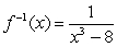 <strong>Determine whether the function has an inverse (is one-to-one). If so, find the inverse. </strong> A) B) C) D) The function has no inverse.