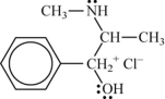<strong>This is the structure of pseudoephedrine.Which is the correct structural formula for the hydrochloride salt of pseudoephedrine? </strong> A) B) C) D)