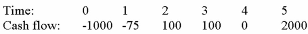 <strong>Compute the NPV for Project X and accept or reject the project with the cash flows shown below if the appropriate cost of capital is 9 percent. </strong> A) $-639.96 B) $360.04 C) $392.44 D) $486.29