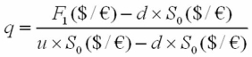 <strong>Which equation is used to define the futures price?</strong> A) B) C) D) E)