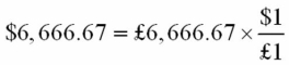 <strong>Value a 1-year call option written on £10,000 with an exercise price of $2.00 = £1.00.The spot exchange rate is $2.00 = £1.00; The U.S.risk-free rate is 5% and the U.K.risk-free rate is also 5%.In the next year,the pound will either double in dollar terms or fall by half (i.e.u = 2 and d = ½).Hint: H = ⅔.</strong> A)$6,349.21 B) C) D)None of the above