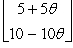  (a)To apply the fundamental insight,we need to recognize that it is the artificial variables whose coefficients in Rows 1 and 2 of the initial tableau form an identity matrix.Therefore,by the logic of the fundamental insight,it is the coefficients of these variables in the final tableau that play the same role as the coefficients of the slack variables when the original problem is in our standard form.In other words,using the notation of Sec.5.3,S* =   .Similarly,y* = [M M+2] - [M M] = [0 2] gives the increase in the coefficients of these variables over their original values in the initial tableau before restoring proper form from Gaussian elimination.(The notation of Sec.5.2,replacing S* by B<sup>-1</sup> and replacing y* by c<sub>B</sub>B<sup>-1</sup>,also may be used instead.)Proceeding with S* and y* in the usual way to determine the rest of the revised final tableau,the new right-hand side is S*b =   .The changes in the objective function change the final Row 0 (excluding the right-hand side)to Row 0 = [1-2 \theta , \theta ,1- \theta ,0,M,M+2] However,since x<sub>2</sub> is a basic variable,proper form from Gaussian elimination requires that elementary row operations be used to give it a coefficient of 0.Therefore,new Row 0 = old Row 0 -  \theta  * (Row 1)= [1-2 \theta , \theta ,1- \theta ,0,M,M+2] -  \theta  [3,1,2,0,0,1] = [1-5 \theta ,0,1-3 \theta ,0,M,M+2- \theta ],so y* now becomes y* = [0 2- \theta ].Finally,because of the changes in the original right-hand sides,the new right-hand side in Row 0 is y*b = [0 2- \theta ]   = 20 - 30 \theta  + 10 \theta <sup>2</sup>.The complete tableau is   (b)To be feasible,we need 10 -10 \theta   \ge  0,5 - 15 \theta   \ge   0,which implies that 0  \le   \theta   \le  1/3. (c)To be optimal,1 -5 \theta   \ge  0,1 - 3 \theta   \ge  0,which implies that 0  \le   \theta   \le  1/5.Hence,0  \le   \theta   \le  1/5 is needed to be feasible and optimal.So the basic solution is (x<sub>1</sub>*,x<sub>2</sub>*)= (0,10-10  \theta ),with Z*( \theta )= 20-30 \theta +10 \theta <sup>2</sup> for 0  \le   \theta   \le  1/5.The best choice for  \theta  is the one that maximizes Z*( \theta )over 0  \le   \theta   \le  1/5.Since   = -30 + 20 \theta  < 0 for 0≤  \theta  ≤ 1/5,we conclude that  \theta  = 0 is the best choice of  \theta  over this range. 
