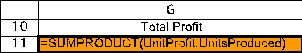 (a)To build a spreadsheet model for this problem,start by entering the data.The data for this problem are the unit profit of each type of backpack,the resource requirements (square feet of nylon and labor hours required),the availability of each resource,5400 square feet of nylon and (35 laborers)(40 hours/laborer)= 1400 labor hours,and the sales forecast for each type of backpack (1000 Collegiates and 1200 Minis).In order to keep the units consistent in row 8 (hours),the labor required for each backpack (in cells C8 and D8)are converted from minutes to hours (0.75 hours = 45 minutes,0.667 hours = 40 minutes).The range names UnitProfit (C4:D4),Available (G7:G8),and SalesForecast (C13:D13)are added for these data.   The decision to be made in this problem is how many of each type of backpack to make.Therefore,we add two changing cells with range name UnitsProduced (C11:D11).The values in CallsPlaced will eventually be determined by the Solver.For now,arbitrary values of 10 and 10 are entered.   The goal is to produce backpacks so as to achieve the highest total profit.Thus,the objective cell should calculate the total profit,where the objective will be to maximize this objective cell.In this case,the total profit will be Total Profit = ($32)(# of Collegiates)+ ($24)(# of Minis)or Total Cost = SUMPRODUCT(UnitProfit,UnitsProduced).This formula is entered into cell G11 and given a range name of TotalProfit.With 10 Collegiates and 10 Minis produced,the total profit would be ($32)(10)+ ($24)(10)= $560.     The first set of constraints in this problem involve the limited available resources (nylon and labor hours).Given the number of units produced (UnitsProduced in C11:D11),we calculate the total resources required.For nylon,this will be =SUMPRODUCT(C7:D7,UnitsProduced)in cell E7.By using a range name or an absolute reference for the units produced,this formula can be copied into cell E8 to calculate the labor hours required.The total resources used (TotalResources in E7:E8)must be <= Available (in cells G7:G8),as indicated by the <= in F7:F8.     The final constraint is that it does not make sense to produce more backpacks than can be sold (as predicted by the sales forecast).Therefore UnitsProduced (C11:D11)should be less-than-or-equal-to the SalesForecast (C13:D13),as indicated by the <= in C12:D12   The Solver information and solved spreadsheet are shown below.           Thus,they should produce 1000 Collegiates and 975 Minis to achieve the maximum total profit of $55,400.(b)To build an algebraic model for this problem,start by defining the decision variables.In this case,the two decisions are how many Collegiates to produce and how many Minis to produce.These variables are defined below: Let C = Number of Collegiates to produce,M = Number of Minis to produce.Next determine the goal of the problem.In this case,the goal is to produce the number of each type of backpack to achieve the highest possible total profit.Each Collegiate yields a unit profit of $32 while each Mini yields a unit profit of $24.The objective function is therefore Maximize Total Profit = $32C + $24M.The first set of constraints in this problem involve the limited resources (nylon and labor hours).Given the number of backpacks produced,C and M,and the required nylon and labor hours for each,the total resources used can be calculated.These total resources used need to be less than or equal to the amount available.Since the labor available is in units of hours,the labor required for each backpack needs to be in units of hours (3/4 hour and 2/3 hour)rather than minutes (45 minutes and 40 minutes).These constraints are as follows: Nylon: 3C + 2M ≤ 5400 square feet,Labor Hours: (3/4)C + (2/3)M ≤ 1400 hours.The final constraint is that they should not produce more of each backpack than the sales forecast.Therefore,Sales Forecast: C ≤ 1000 M ≤ 1200.After adding nonnegativity constraints,the complete algebraic formulation is given below: Let C = Number of Collegiates to produce,M = Number of Minis to produce.Maximize Total Profit = $32C + $24M,subject to Nylon: 3C + 2M ≤ 5400 square feet,Labor Hours: (3/4)C + (2/3)M ≤ 1400 hours,Sales Forecast: C ≤ 1000 M ≤ 1200.and C ≥ 0,M ≥ 0.(c)Start by plotting a graph with Collegiates (C)on the horizontal axis and Minis (M)on the vertical axis,as shown below.   Next,the four constraint boundary lines (where the left-hand-side of the constraint exactly equals the right-hand-side)need to be plotted.The easiest way to do this is by determining where these lines intercepts the two axes.For the Nylon constraint boundary line (3C + 2M = 5400),setting M = 0 yields a C-intercept of 1800 while setting C = 0 yields an M-intercept of 2700.For the Labor constraint boundary line ((3/4)C + (2/3)M = 1400),setting M = 0 yields a C-intercept of 1866.67 while setting C = 0 yields an M-intercept of 2100.The sales forecast constraints are a horizontal line at M = 1200 and a vertical line at C = 1000.These constraint boundary lines are plotted below.   A feasible solution must be below and/or to the left of all four of these constraints while being above the Collegiate axis (since C ≥ 0)and to the right of the Mini axis (since M ≥ 0).This yields the feasible region shown below.   To find the optimal solution,an objective function line is plotted by setting the objective function equal to a value.For example,the objective function line when the value of the objective function is $48,000 is plotted as a dashed line below.   All objective function lines will be parallel to this one.To find the feasible solution that maximizes profit,slide this line out as far as possible while still touching the feasible region.This occurs when the profit is $55,400,and the objective function line intersect the feasible region at the single point with (C,M)= (1000,975)as shown below.   Therefore,the optimal solution is to produce 1000 Collegiates and 975 Minis,yielding a total profit of $55,400.