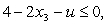 The KKT conditions are 1 a) 2 a) 1 b) 2 b) 1 c) 2 c) 3) 4) 5)x<sub>1 </sub> \ge 0,x<sub>2 </sub> \ge 0,x<sub>3 </sub> \ge 0,6)u \ge 0.(a)Consider (x<sub>1 </sub>,x<sub>2</sub>,x<sub>3</sub><sub> </sub>)= (1,1,1).From 2a),we have u = 2.Note that all the KKT conditions now are satisfied,so (x<sub>1 </sub>,x<sub>2</sub>,x<sub>3</sub><sub> </sub>)= (1,1,1)can be optimal.(b)No.The objective function is not concave (since 2 is convex instead),so the KKT conditions are necessary but not sufficient for optimality.