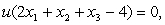 The KKT conditions are 1 a) 2 a) 1 b) 2 b) 1 c) 2 c) 3) 4) 5)x<sub>1 </sub> \ge 0,x<sub>2 </sub> \ge 0,x<sub>3 </sub> \ge 0,6)u \ge 0.(a)Consider (x<sub>1 </sub>,x<sub>2</sub>,x<sub>3</sub><sub> </sub>)= (1,1,1).From 2a),we have u = 2.Note that all the KKT conditions now are satisfied,so (x<sub>1 </sub>,x<sub>2</sub>,x<sub>3</sub><sub> </sub>)= (1,1,1)can be optimal.(b)No.The objective function is not concave (since 2 is convex instead),so the KKT conditions are necessary but not sufficient for optimality.