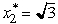 The two stages involve making the decisions on the values of the two variables in order.At stage n,let the state s<sub>n</sub> be the remaining slack in the constraint   ,so s<sub>1</sub> = 4 and s<sub>2</sub> = 4 -   .For n = 2,   .For n = 1,   .To maximize (2x<sub>1</sub> + 4 -   )over 0 ≤ x<sub>1</sub> ≤ 2,we take the first and second derivatives.   (2x<sub>1</sub> + 4 -   )= 2 - 2x<sub>1</sub> = 0,so x<sub>1</sub> = 1 is a critical point.   (2x<sub>1</sub> + 4 -   )= -2,so x<sub>1</sub> = 1 is indeed the maximum over 0 ≤ x<sub>1</sub> ≤ 2.Since x<sub>1</sub> = 1 leaves a slack of   in the constraint,the overall optimal solution is   = 1,   ,with Z* = 5.