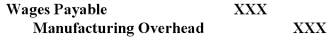 <strong>The journal entry to record the incurrence of indirect labor costs is:</strong> A) B) C) D)