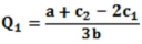 The (inverse) demand in a Cournot duopoly is P = a - b (Q<sub>1</sub> + Q<sub>2</sub>), and costs are C<sub>1</sub>(Q<sub>1</sub>) = c<sub>1</sub>Q<sub>1</sub> and C<sub>2</sub>(Q<sub>2</sub>) = c<sub>2</sub>Q<sub>2</sub>. Show that the Cournot equilibrium levels of output are and .