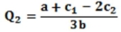 The (inverse) demand in a Cournot duopoly is P = a - b (Q<sub>1</sub> + Q<sub>2</sub>), and costs are C<sub>1</sub>(Q<sub>1</sub>) = c<sub>1</sub>Q<sub>1</sub> and C<sub>2</sub>(Q<sub>2</sub>) = c<sub>2</sub>Q<sub>2</sub>. Show that the Cournot equilibrium levels of output are and .