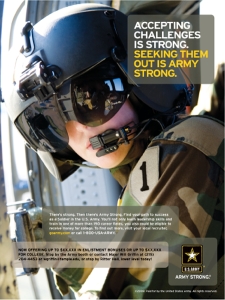 U. S. Army Ad -ad for Mercedes Benz cars showed a heart-shaped box of chocolates with one of the chocolates topped with the well-recognized Mercedes logo.There was no mention of the company name or sign of a product in the ad.This ad was an example of __________ advertising.