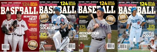 <strong> Sporting News Baseball Yearbook Covers Sporting News Baseball Yearbook uses 16 different covers featuring a baseball star from each of its regions in the United States.Four covers are shown above.This is an example of a(n)</strong> A) sporting interest-based segmentation. B) segmenting organizational markets. C) one product and multiple market segments. D) multiple products and multiple market segments. E) segments of one or mass customization.