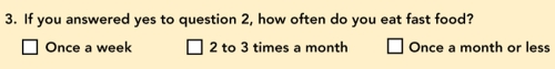 Figure 8-4: Question 3 -__________ scale is a five-point scale in which the opposite ends have one- or two-word adjectives that have opposite meanings.