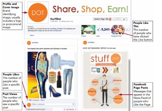<strong> Figure 16-3 above shows the __________ web page for StuffDOT and the data available for marketers to assess its performance and understand its users.</strong> A)YouTube B)Pinterest C)Twitter D)Facebook E)LinkedIn