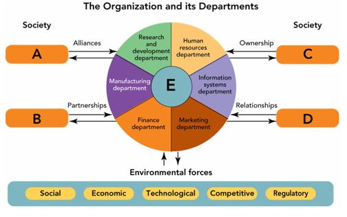 <strong> Which of the following statements about marketing activities is most accurate?</strong> A)Marketing is affected by society but rarely, if ever, affects society as a whole. B)The marketing department works closely with other departments and employees to implement an organization's marketing activities. C)Marketing activities are the sole responsibility of the marketing department; other departments are involved only if there is an emergency (such as a product recall). D)Environmental forces do not affect marketing activities as long as a firm closely monitors its environment through rigorous market research. E)Marketing is essentially developing the right product and convincing potential customers that they need it, not just want it.