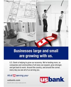 -As shown in the ad above, U.S. Bank delivers customer value by providing its customers with the best
