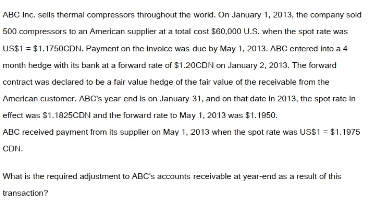 <strong> </strong> A) $450 decrease. B) Nil. C) $450 increase. D) $900 increase.