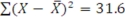 A regression analysis yields the following information: ; n = 10; s<sub>y</sub><sub>∙</sub><sub>x</sub> = 1.66; ΣX = 32; ΣX<sup>2</sup> = 134; Compute the 95% confidence interval when X = 4.