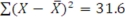 A regression analysis yields the following information: ; n = 10; s<sub>y</sub><sub>∙</sub><sub>x</sub> = 1.66; ΣX = 32; ΣX<sup>2</sup> = 134; Compute the 95% prediction interval when X = 4.