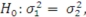 For the hypothesis test, with n<sub>1</sub> = 10 and n<sub>2</sub> = 10, the F-test statistic is 2.56. At the 0.01 level of significance, we would reject the null hypothesis.
