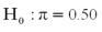 <strong>If a sign test is applied, what is the null hypothesis for a two-tailed test?</strong> A) B) C) D)